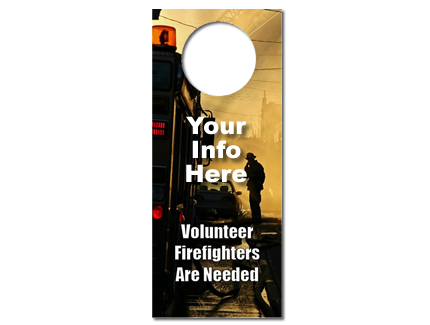 Volunteer Firefighter Recruitment Small Poster 1